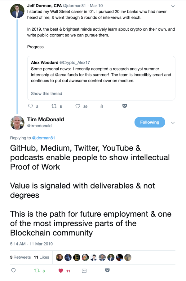 Jeff Dorman CFA Tweet Value Signals