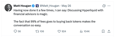 Matt Hougan Tweet