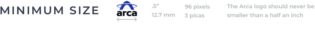 Arca Logo Min Size